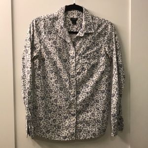 JCrew floral blouse (xs)